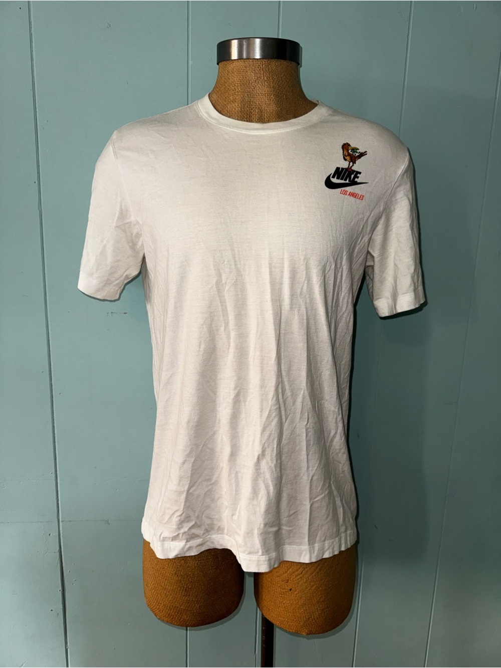 Nike White Short Sleeve Graphic Logo Tee